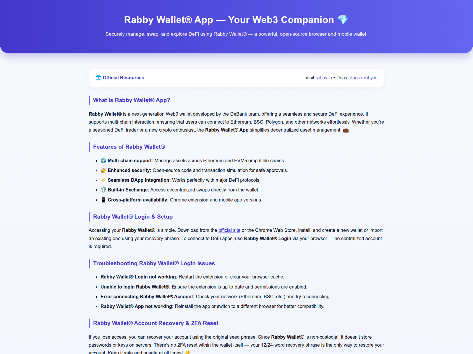 Screenshot of rabby-walleet--app.pages.dev