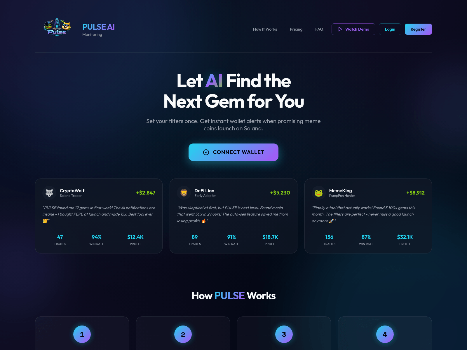 Screenshot of solpulse.info