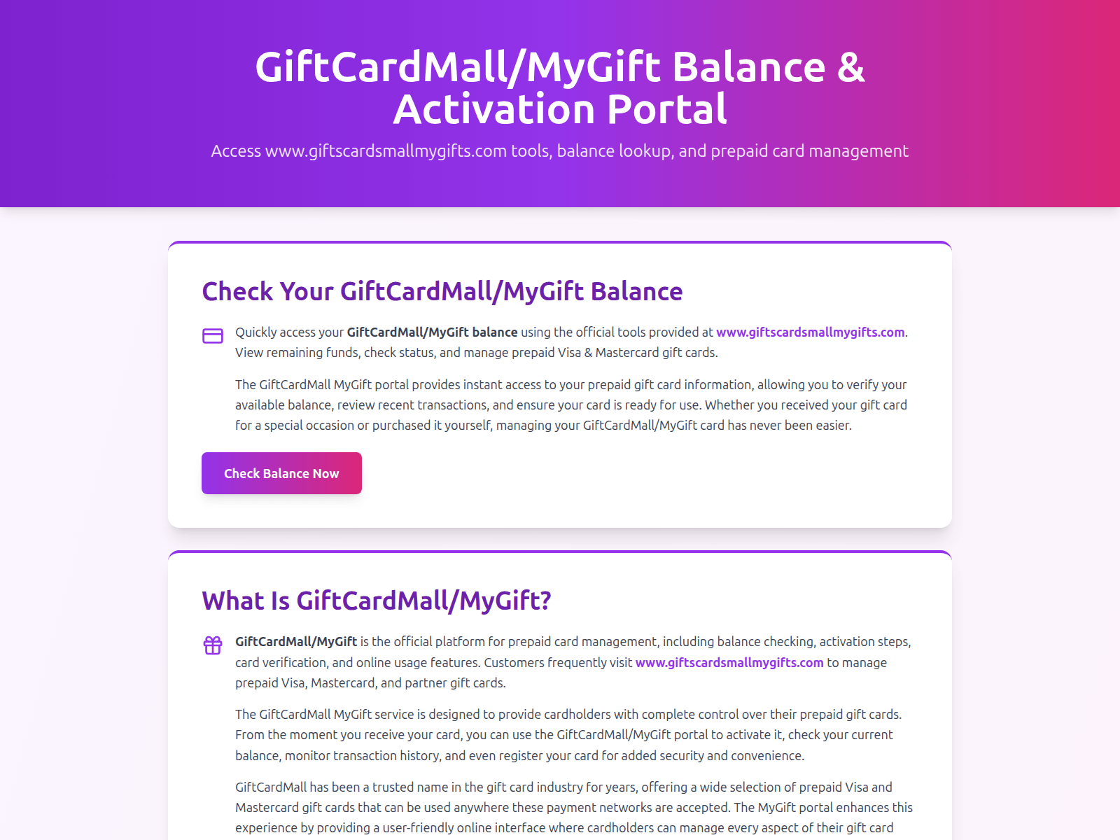 Screenshot of giftscardsmallmygiifts.com