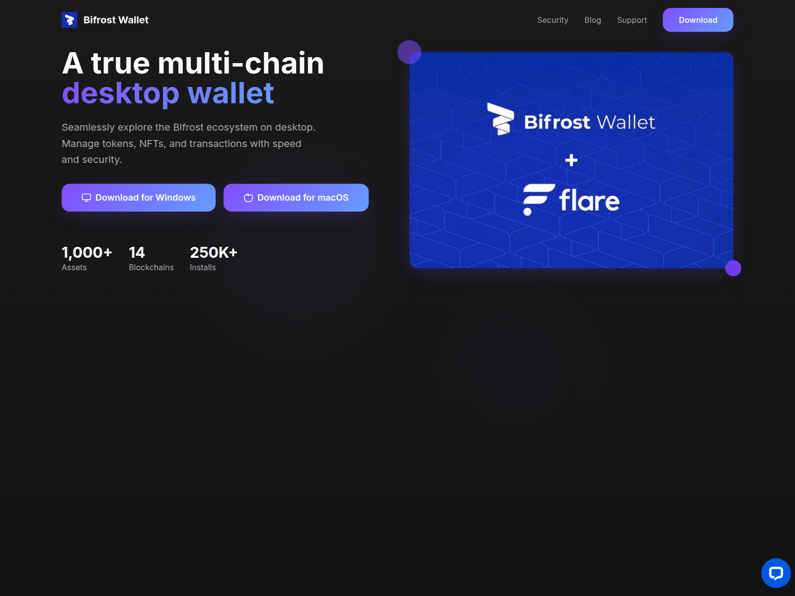 Screenshot of bifrostdesktopwallet.store