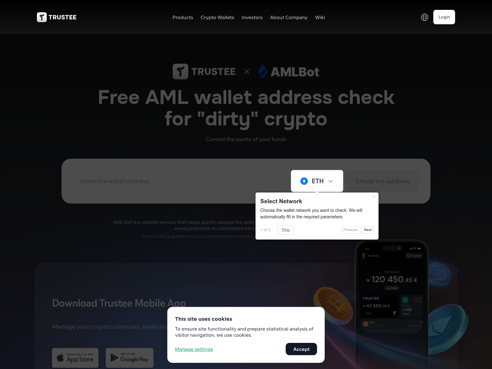 Screenshot of trusteglobalplus.com