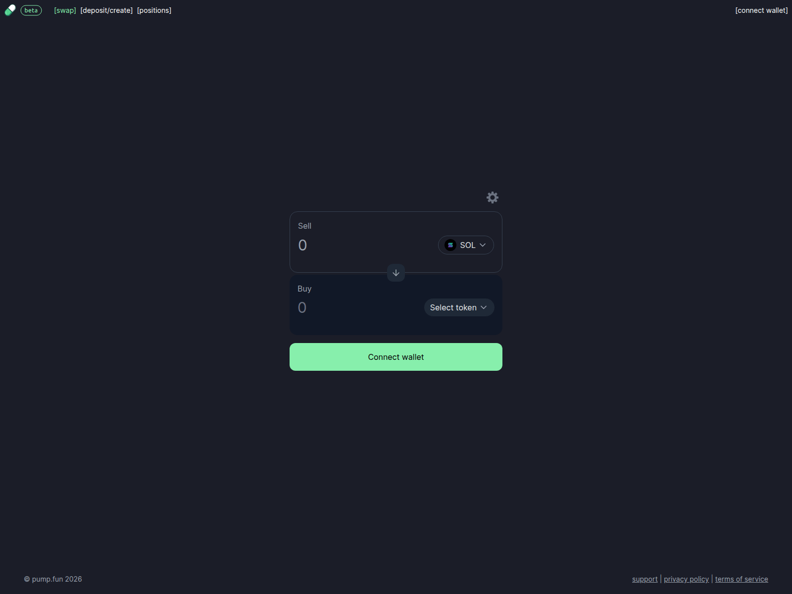 Screenshot of pumpswap.club