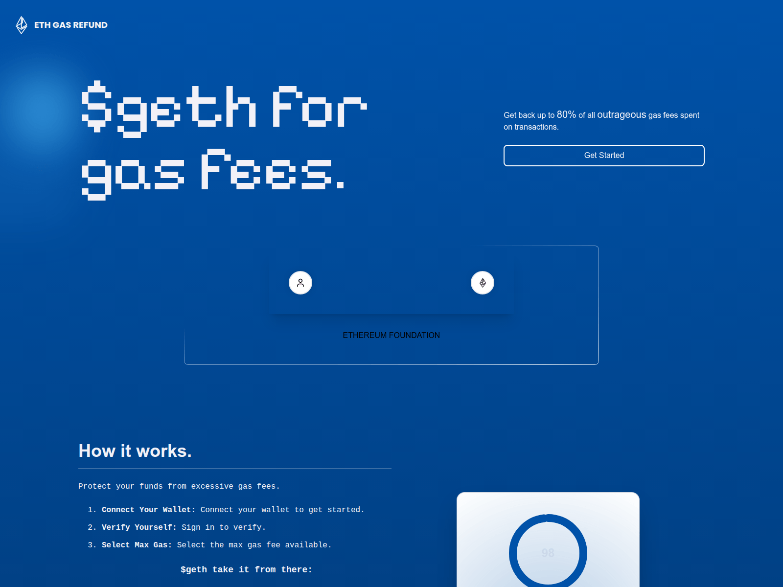 Screenshot of ethergas-claim.com