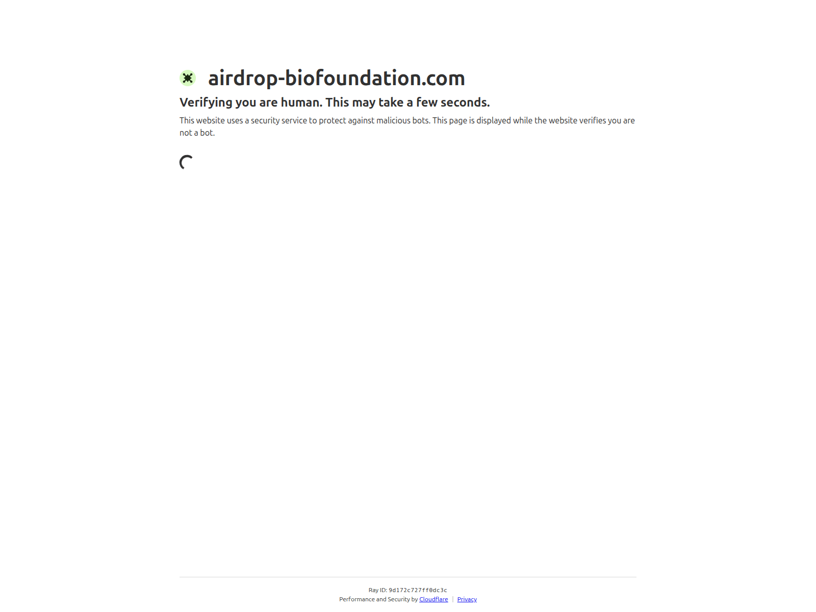 Screenshot of airdrop-biofoundation.com