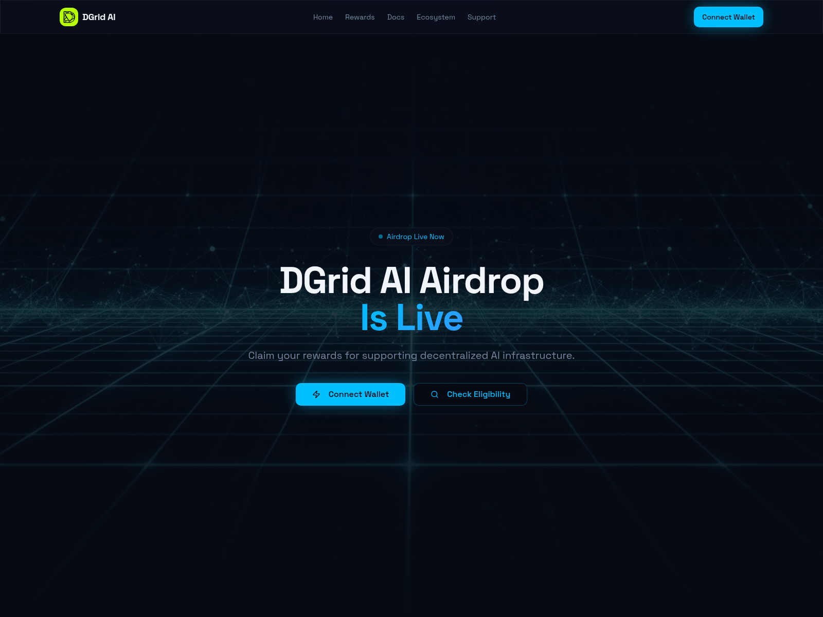 Screenshot of dgridrewards.icu