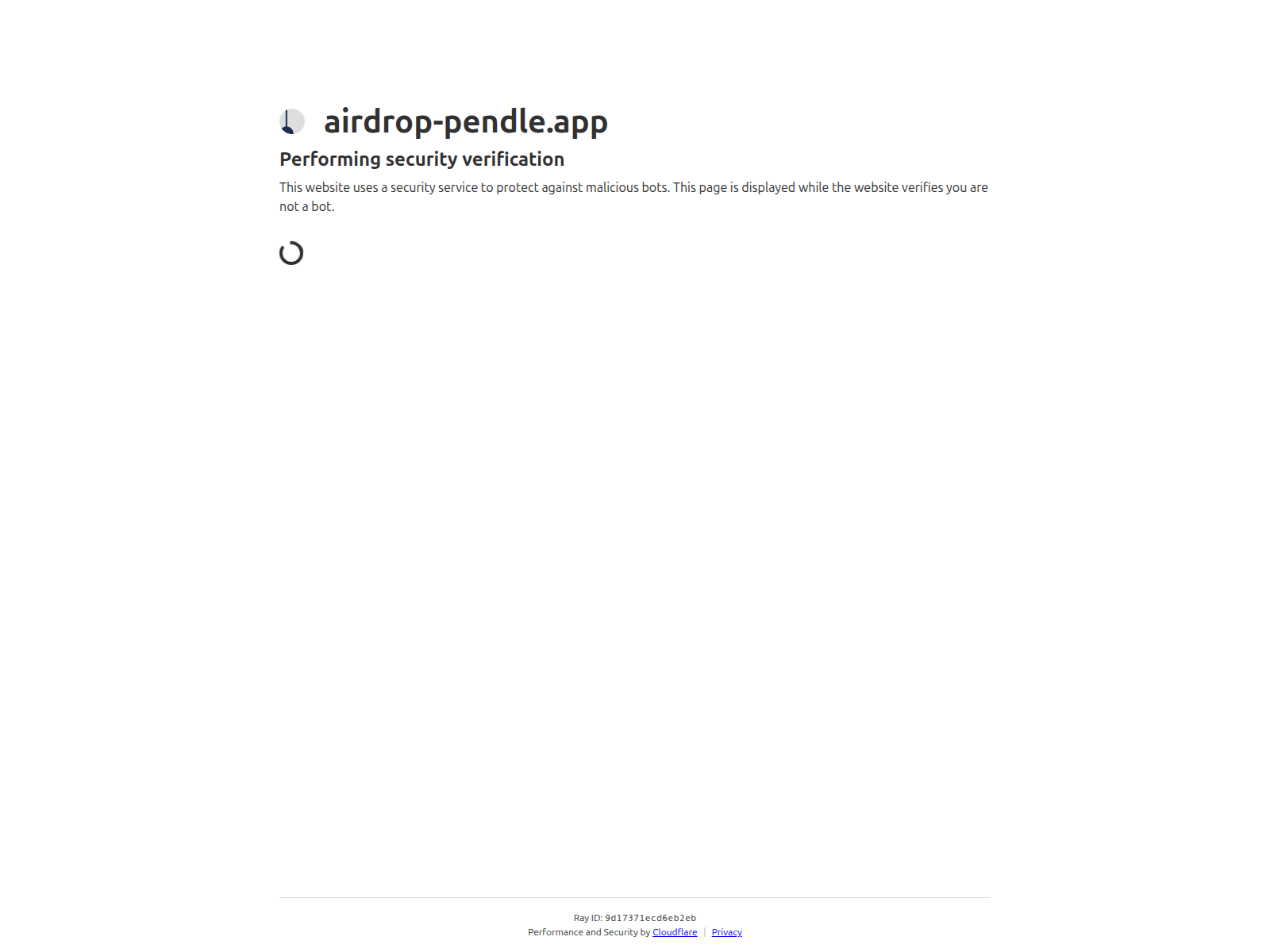 Screenshot of airdrop-pendle.app