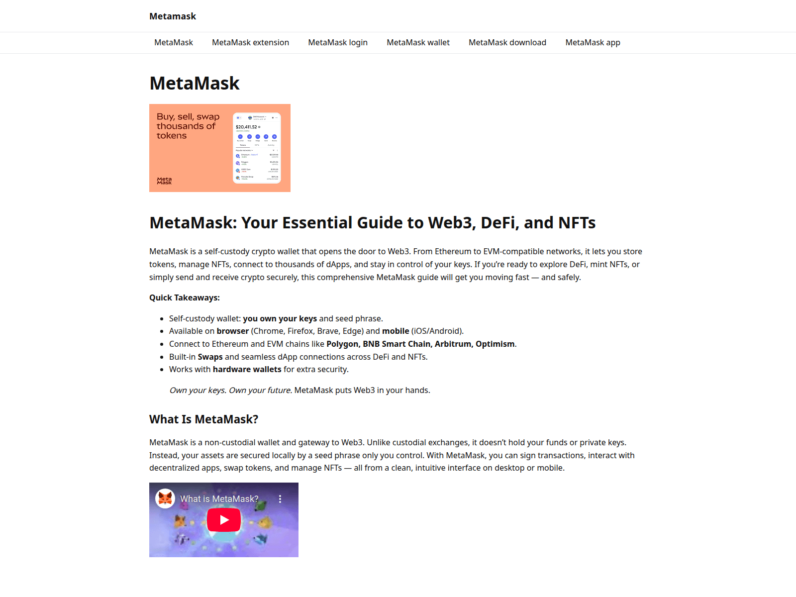 Screenshot of metamaskwallet.to