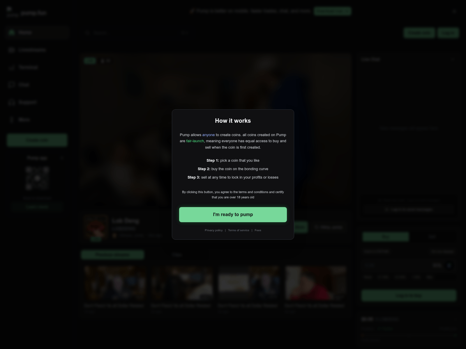 Screenshot of xn--vpmp-w7a.fun/live/C6myxaXWTdToG186KhF1Akypv5ibNRxwWAiFbXbcpump