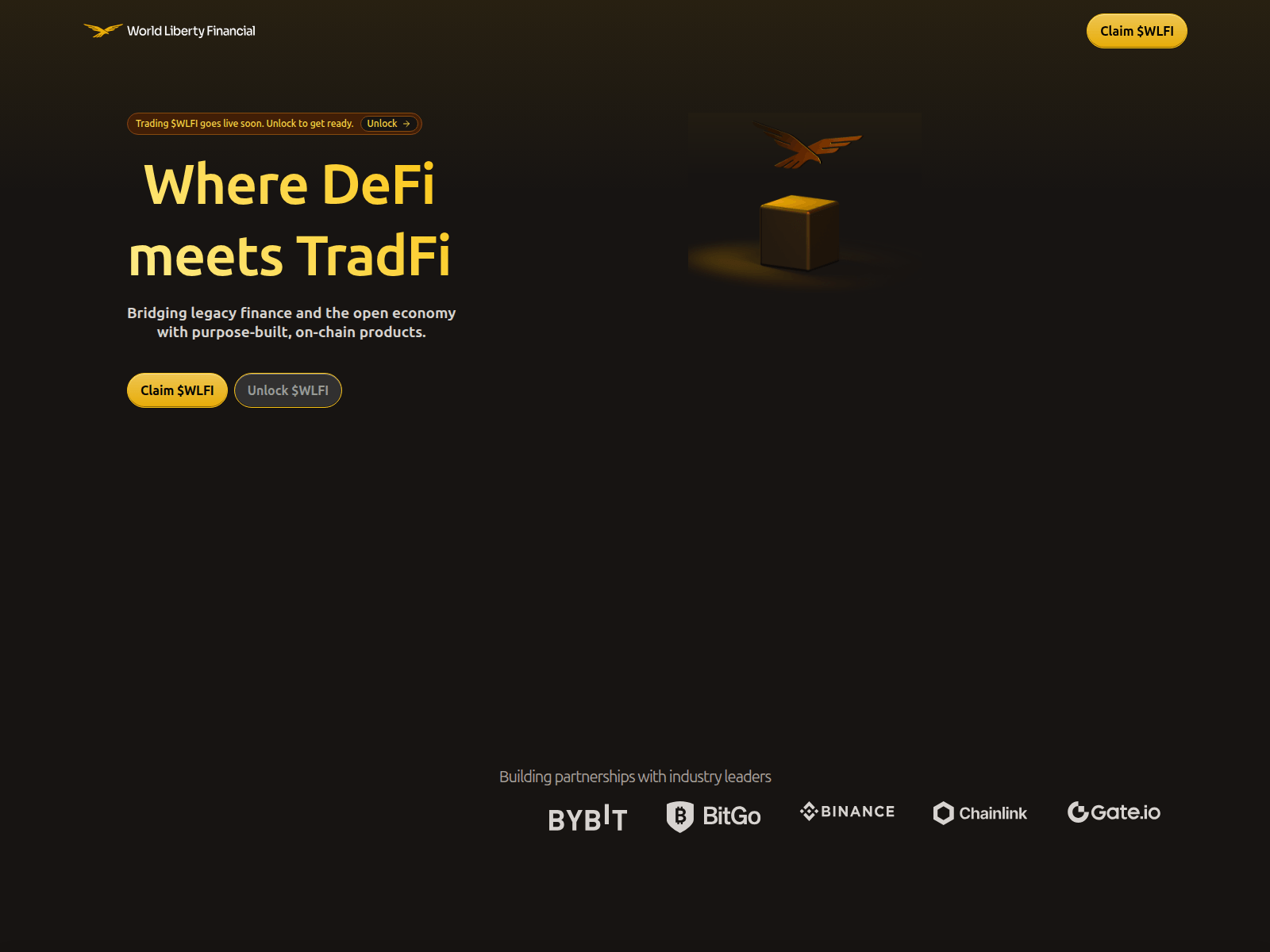 Screenshot of wlfi-distribution.pages.dev