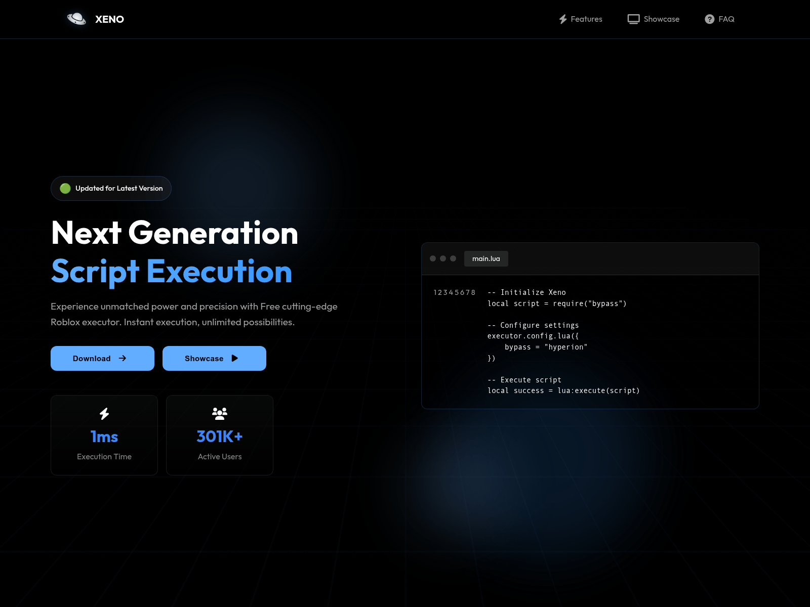 Screenshot of deusxeno.ws