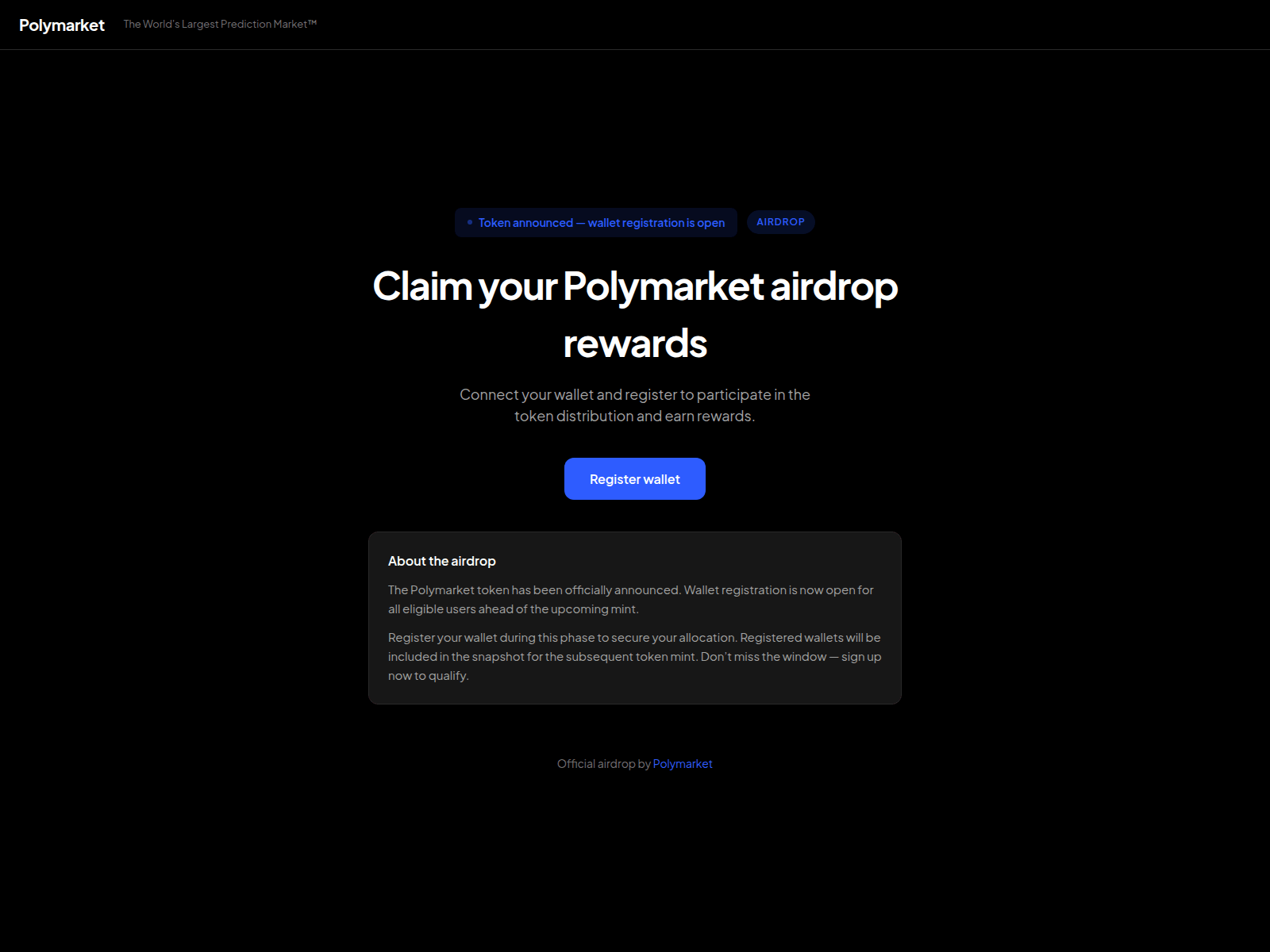 Screenshot of registerpoly.com