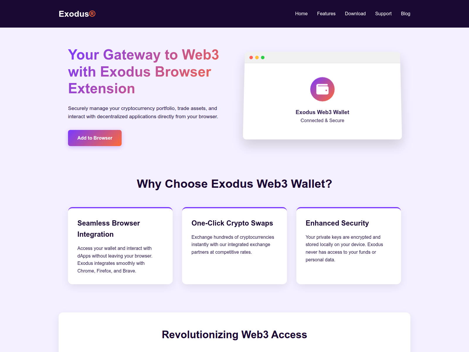 Screenshot of help-exodus-io.pages.dev