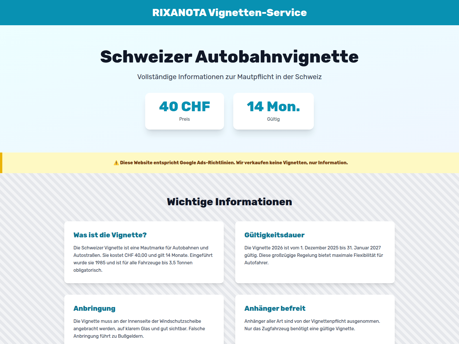 Screenshot of rixanota.info