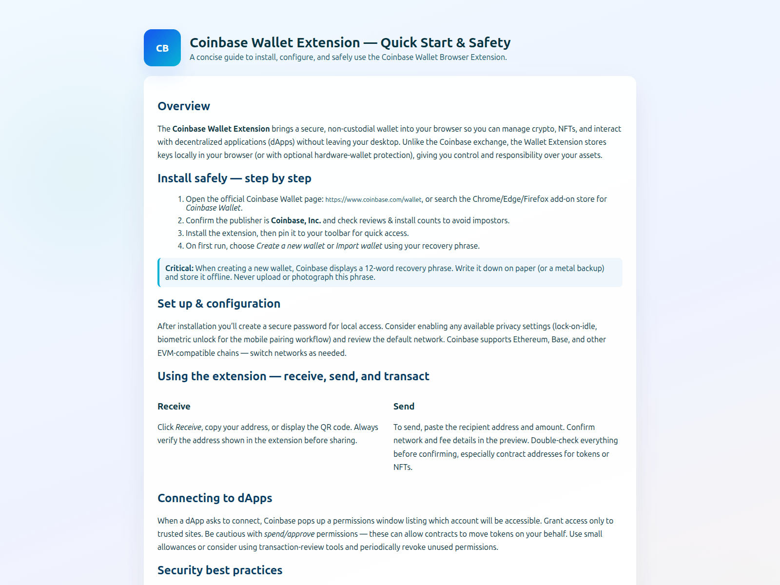 Screenshot of interface-extension-coinb.pages.dev