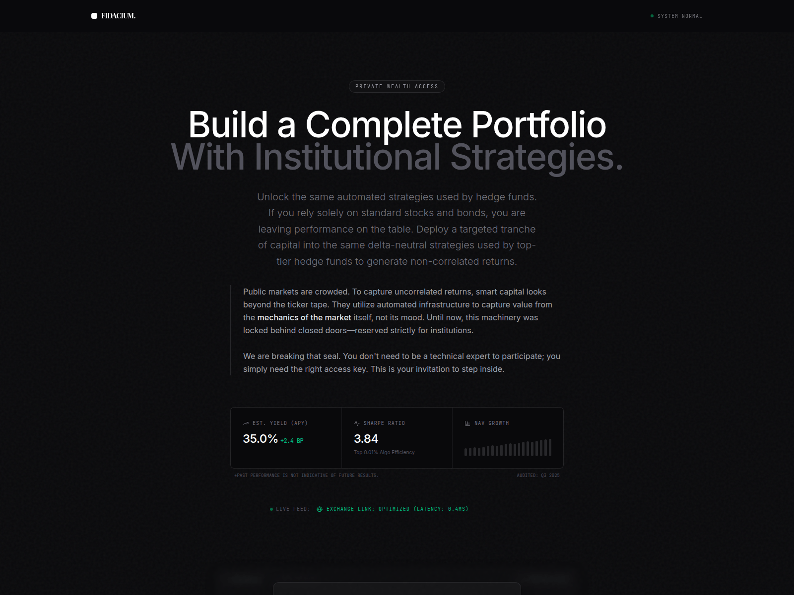 Screenshot of fidacium.com
