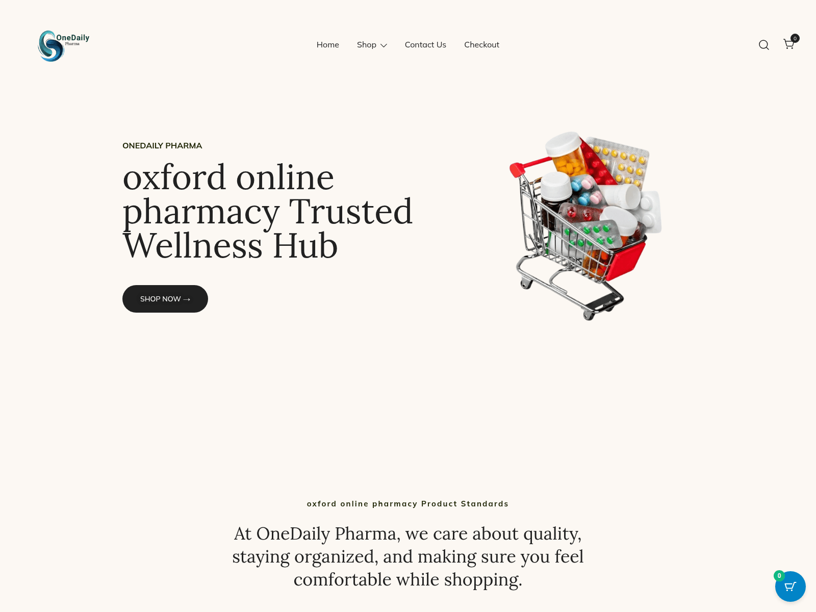 Screenshot of appledailypharma.com