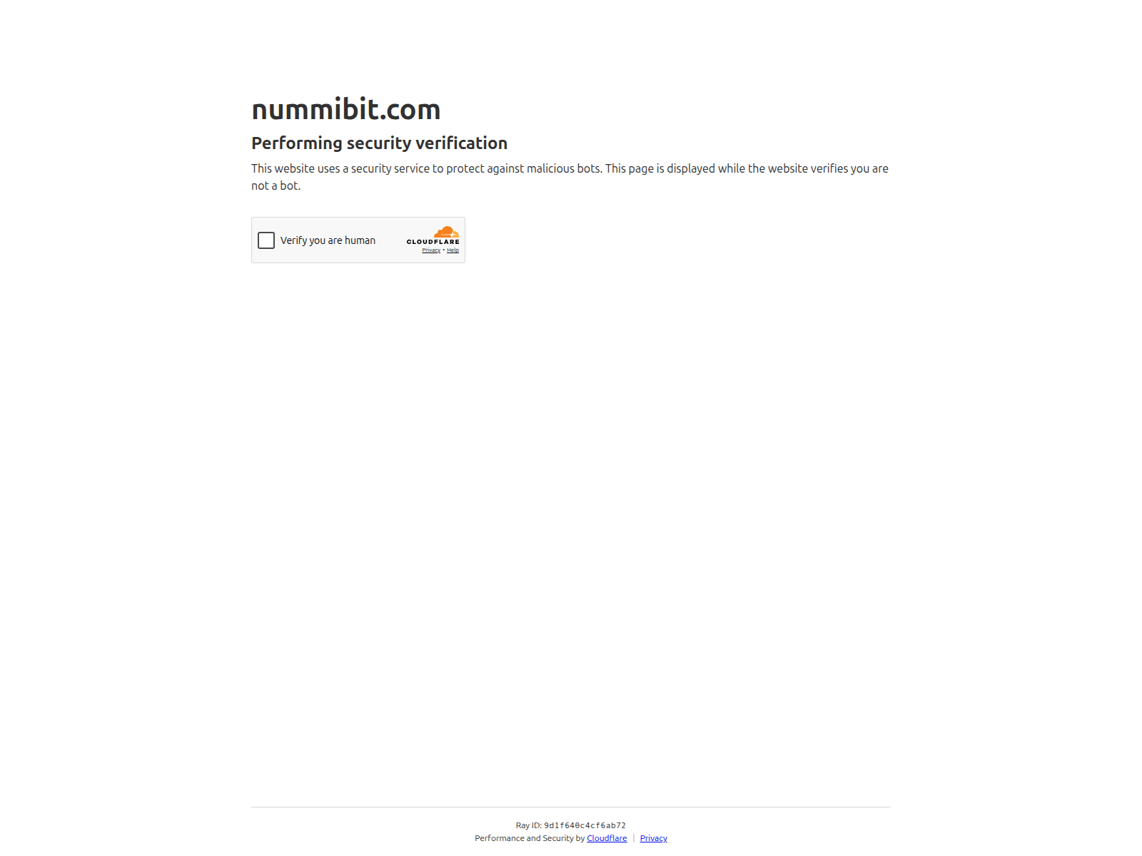 Screenshot of nummibit.com
