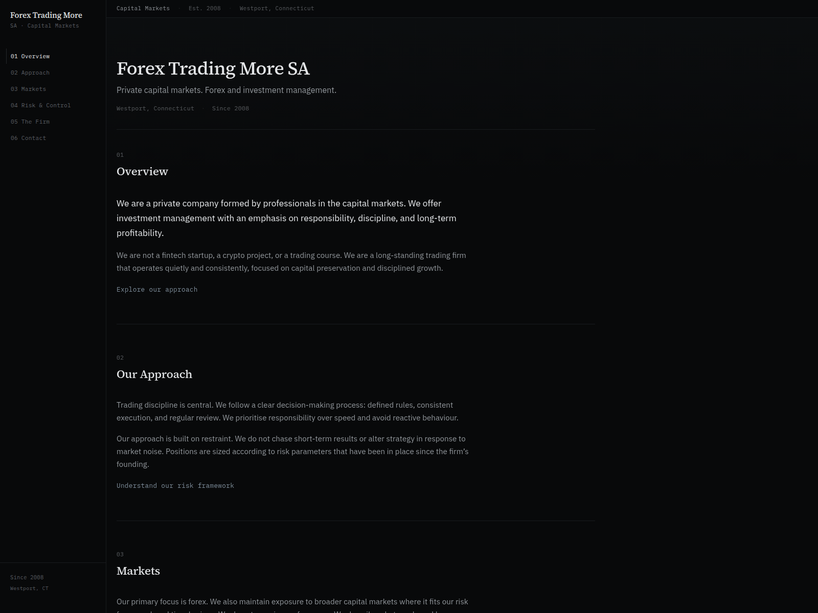 Screenshot of fxtradingmore.com