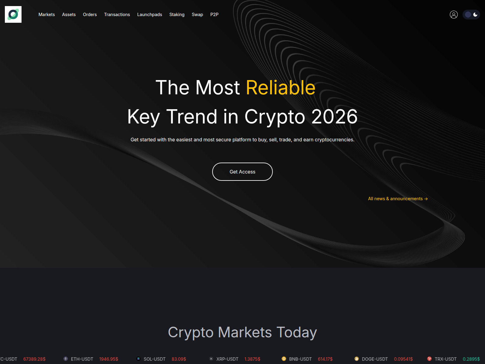 Screenshot of novadax.org
