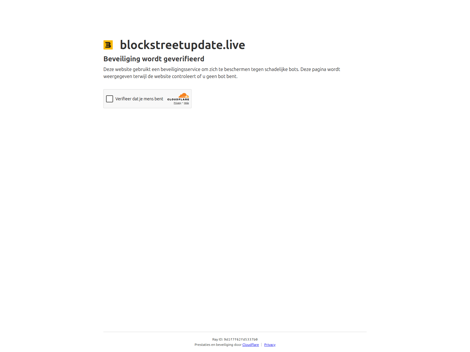 Screenshot of blockstreetupdate.live