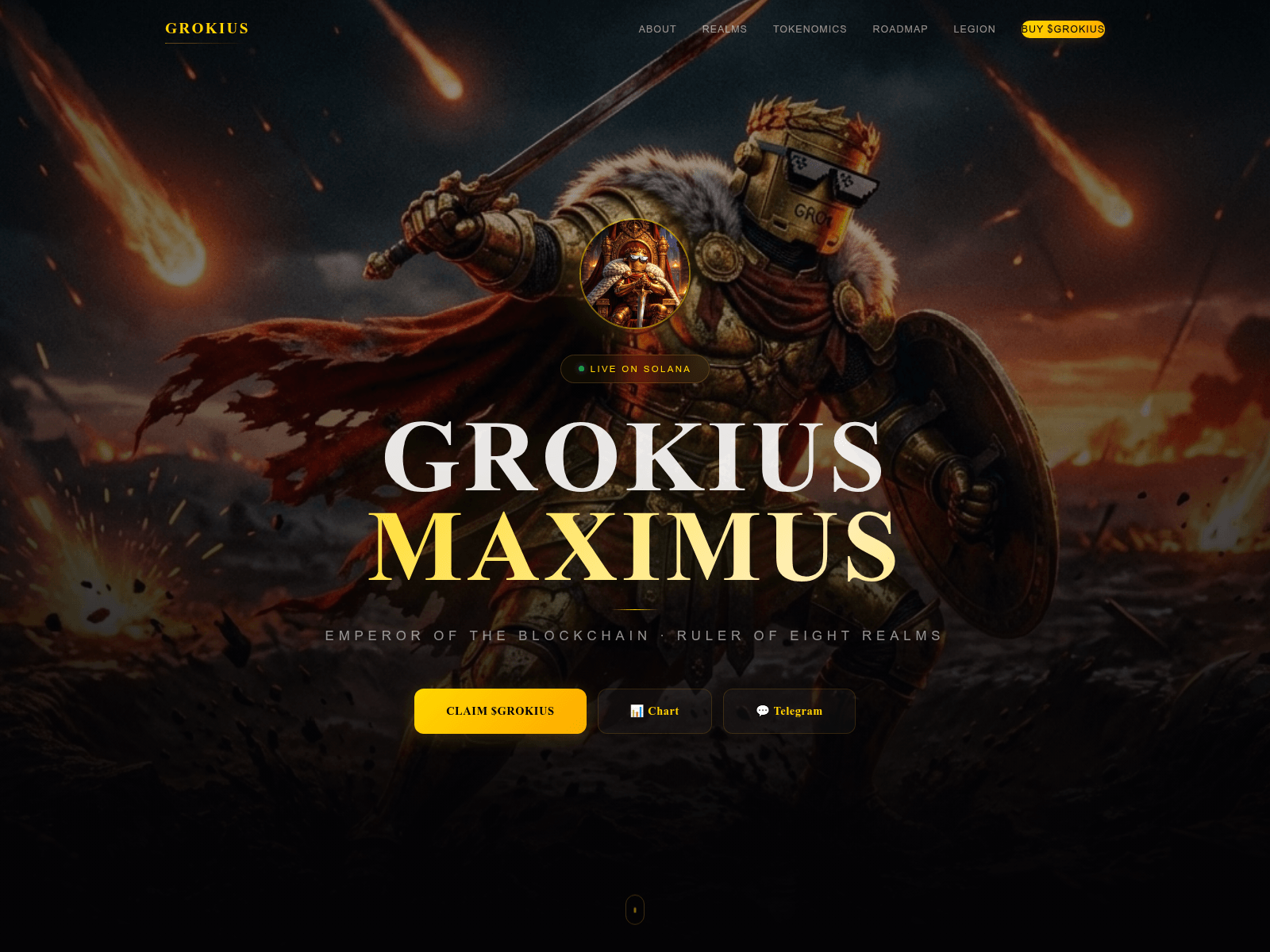 Screenshot of groklus.xyz