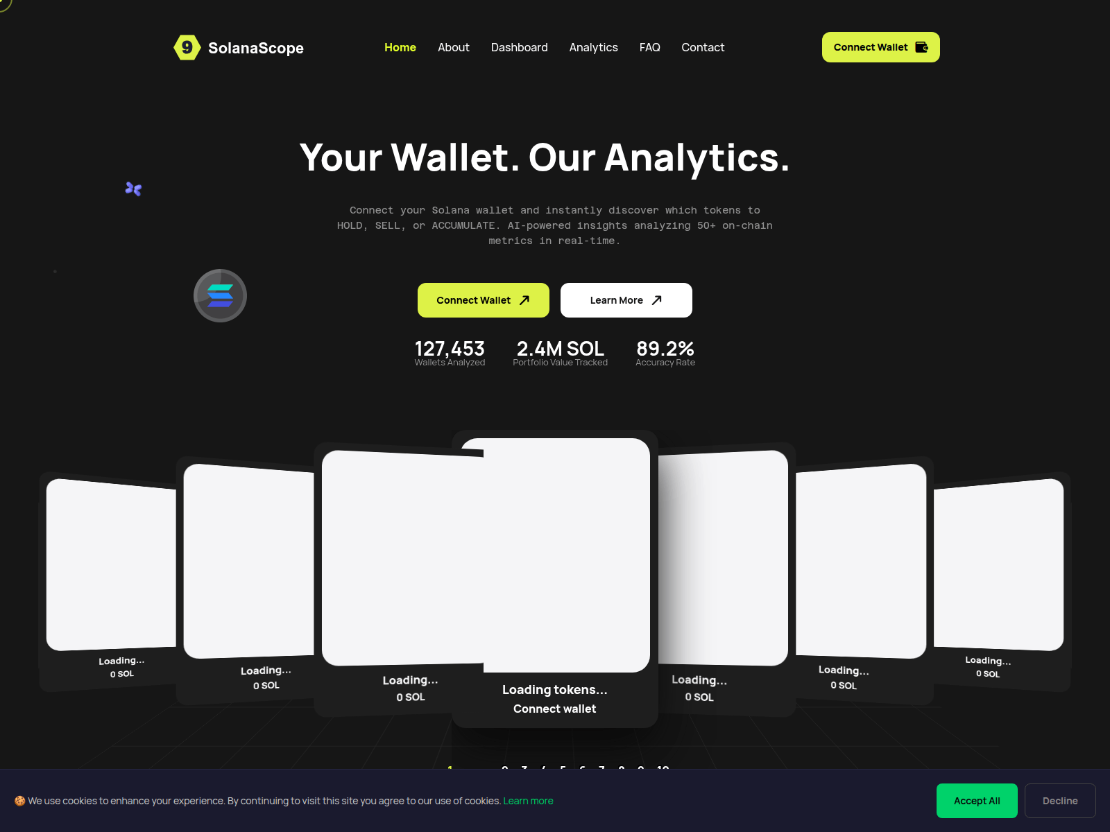 Screenshot of solana-scope.com