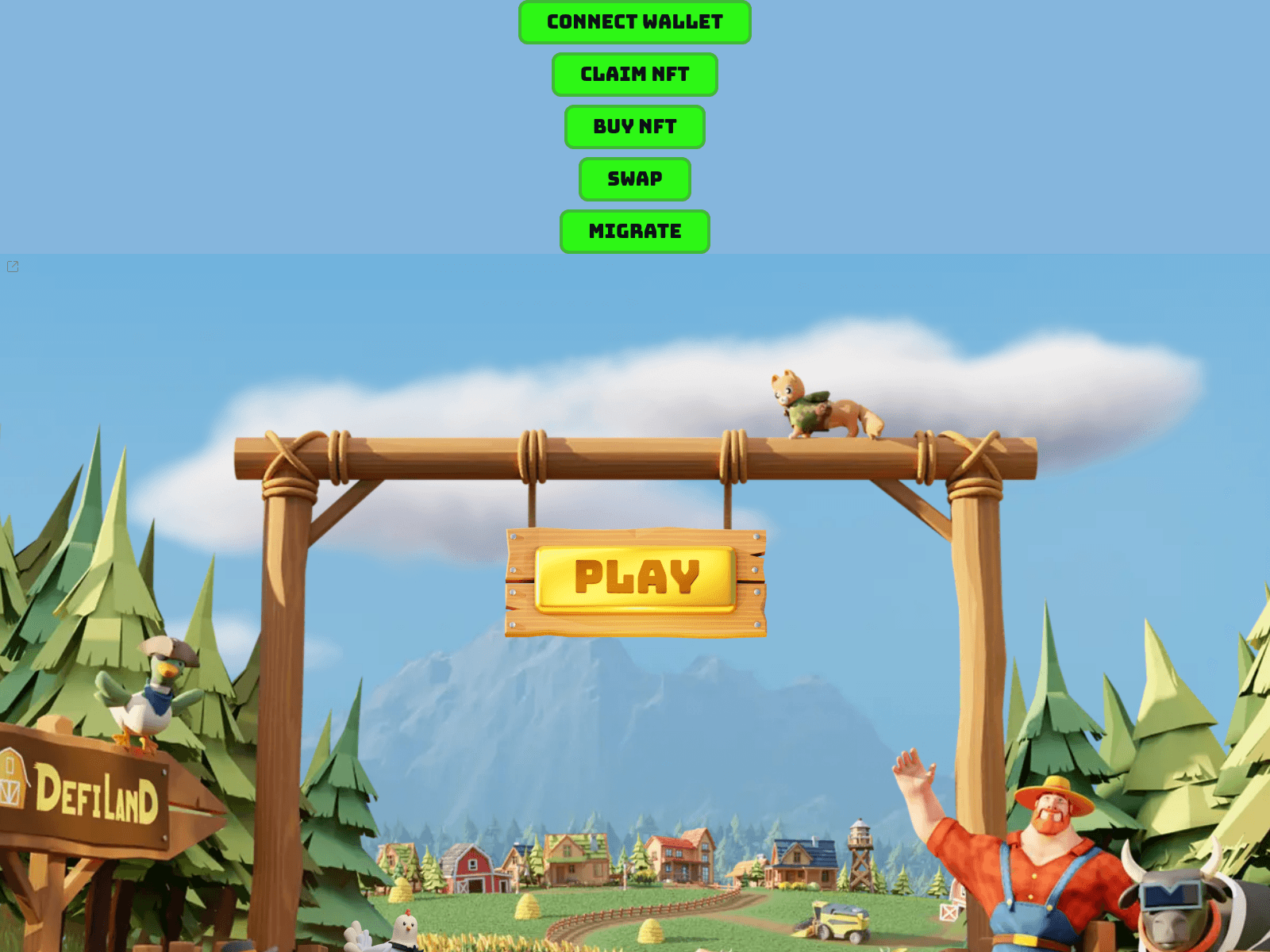 Screenshot of defiland-migration.live