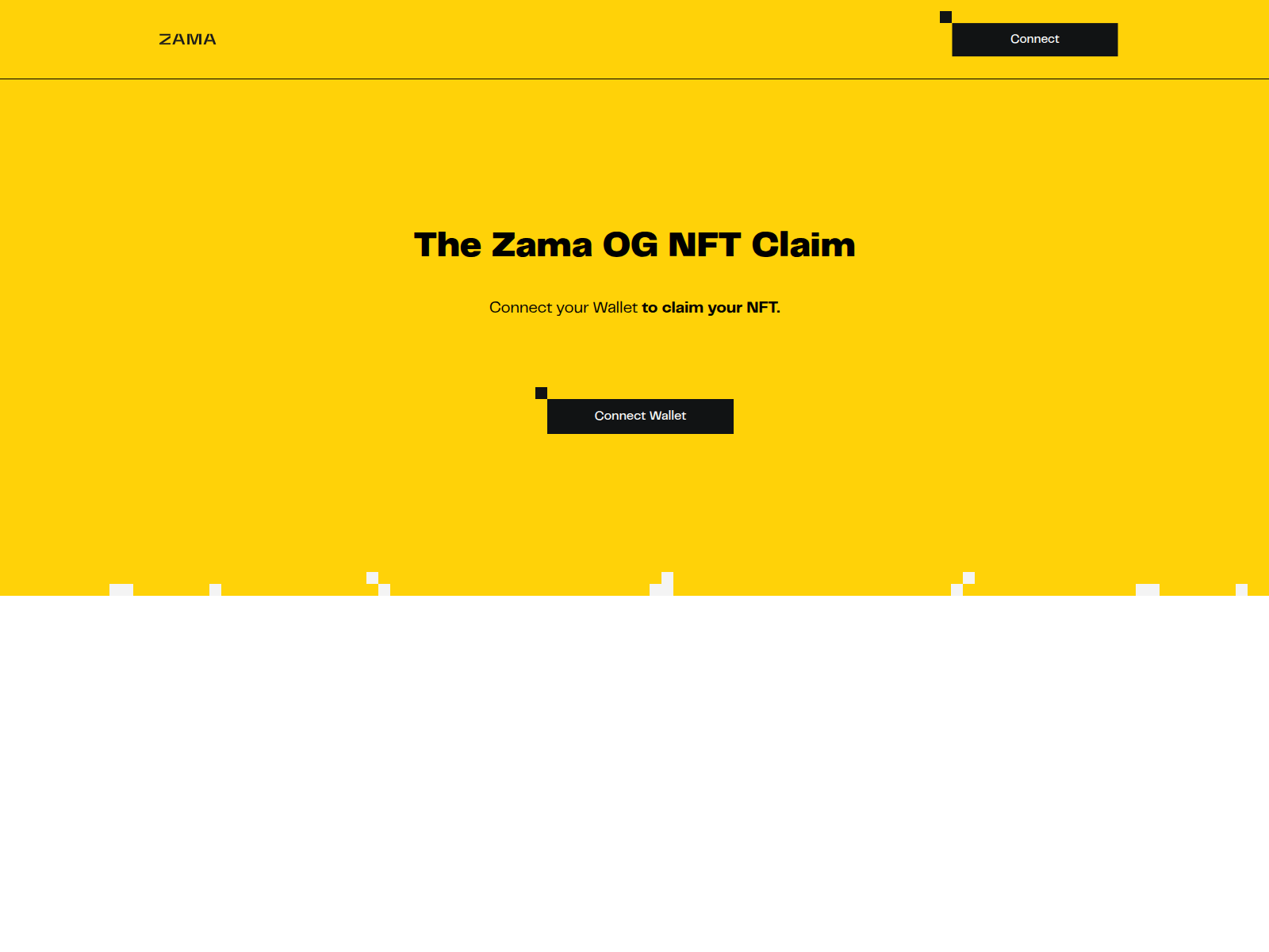 Screenshot of zama-nft.xyz