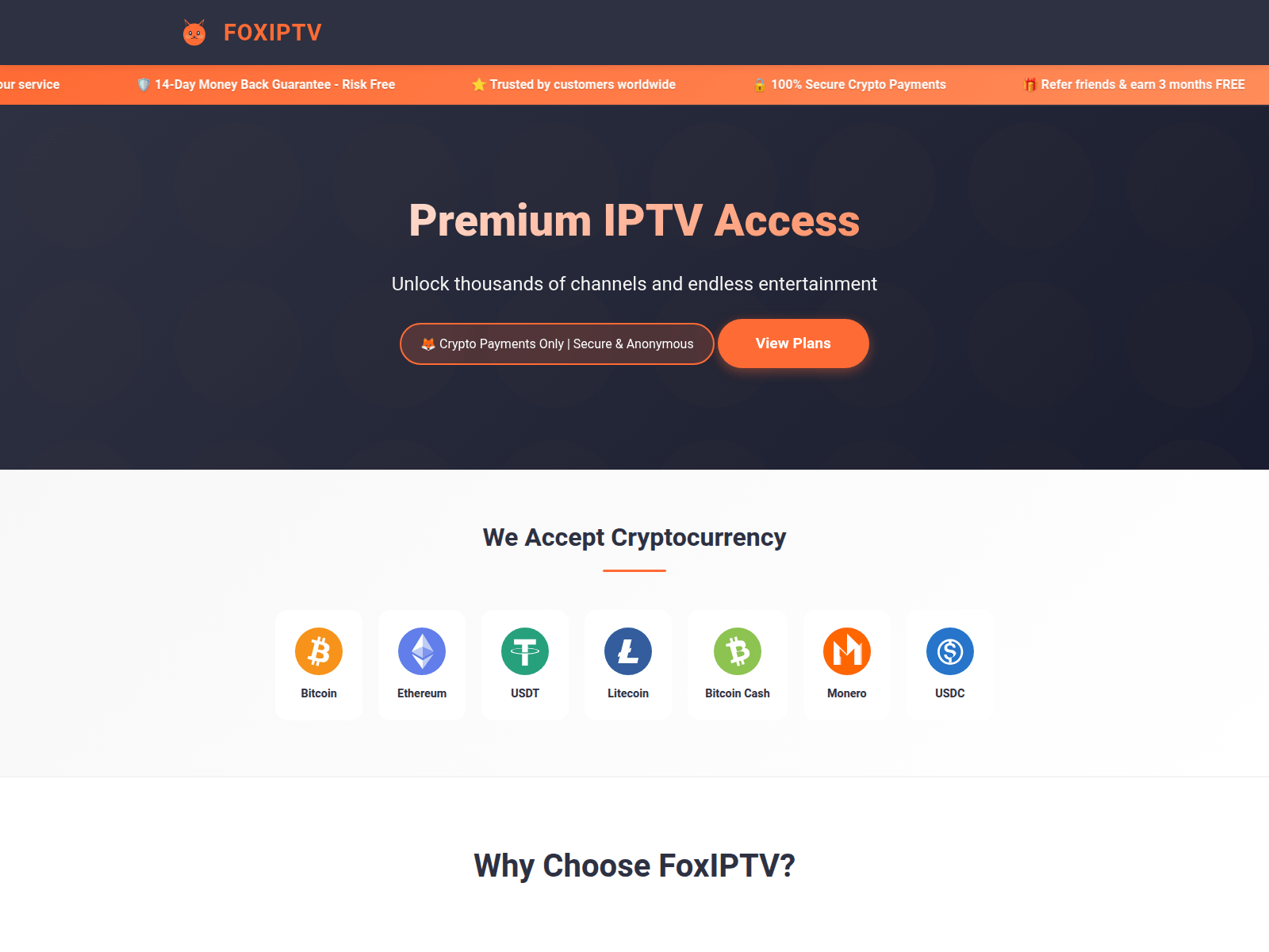 Screenshot of foxiptv.sbs