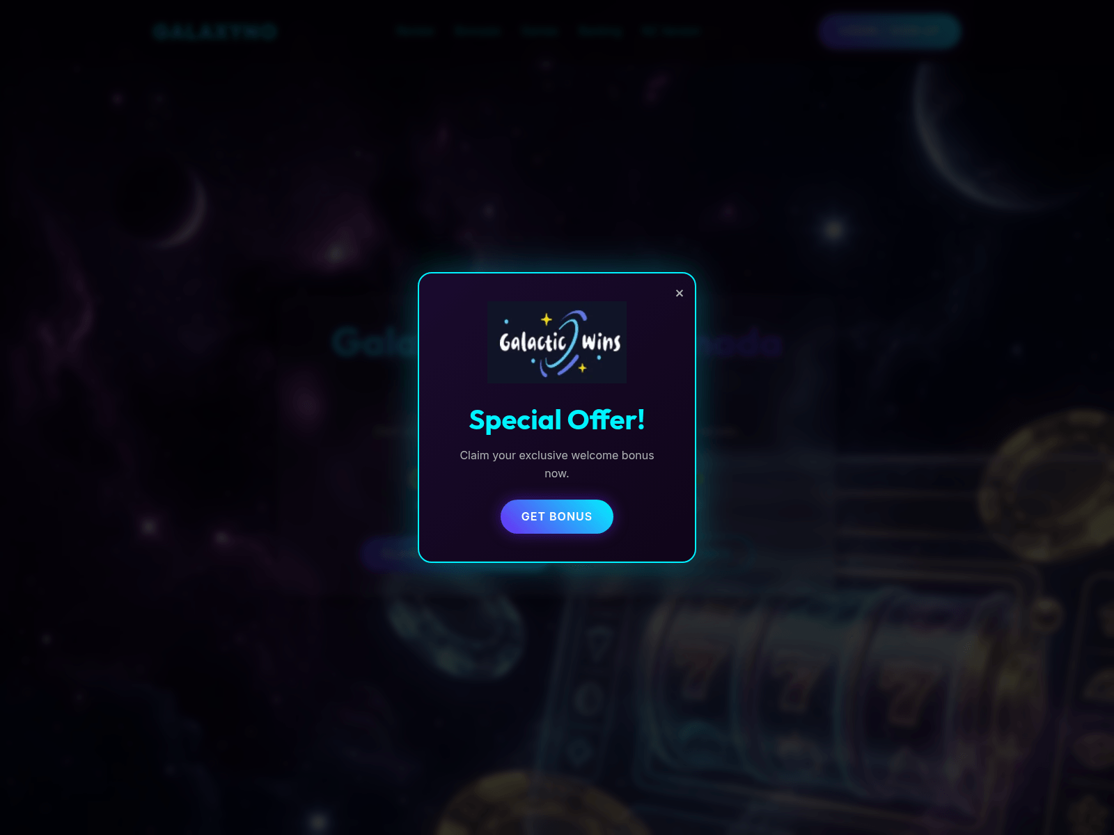 Screenshot of galaxyno-cassino.net