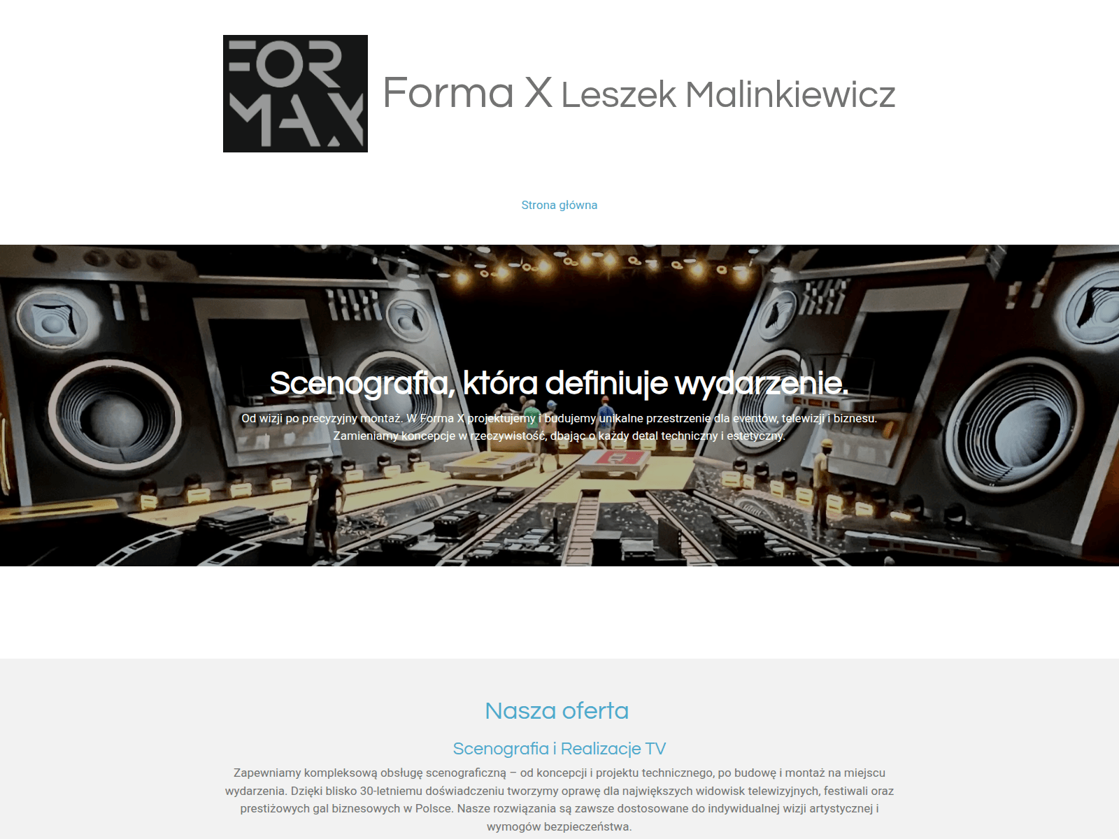 Screenshot of forma-x.pl