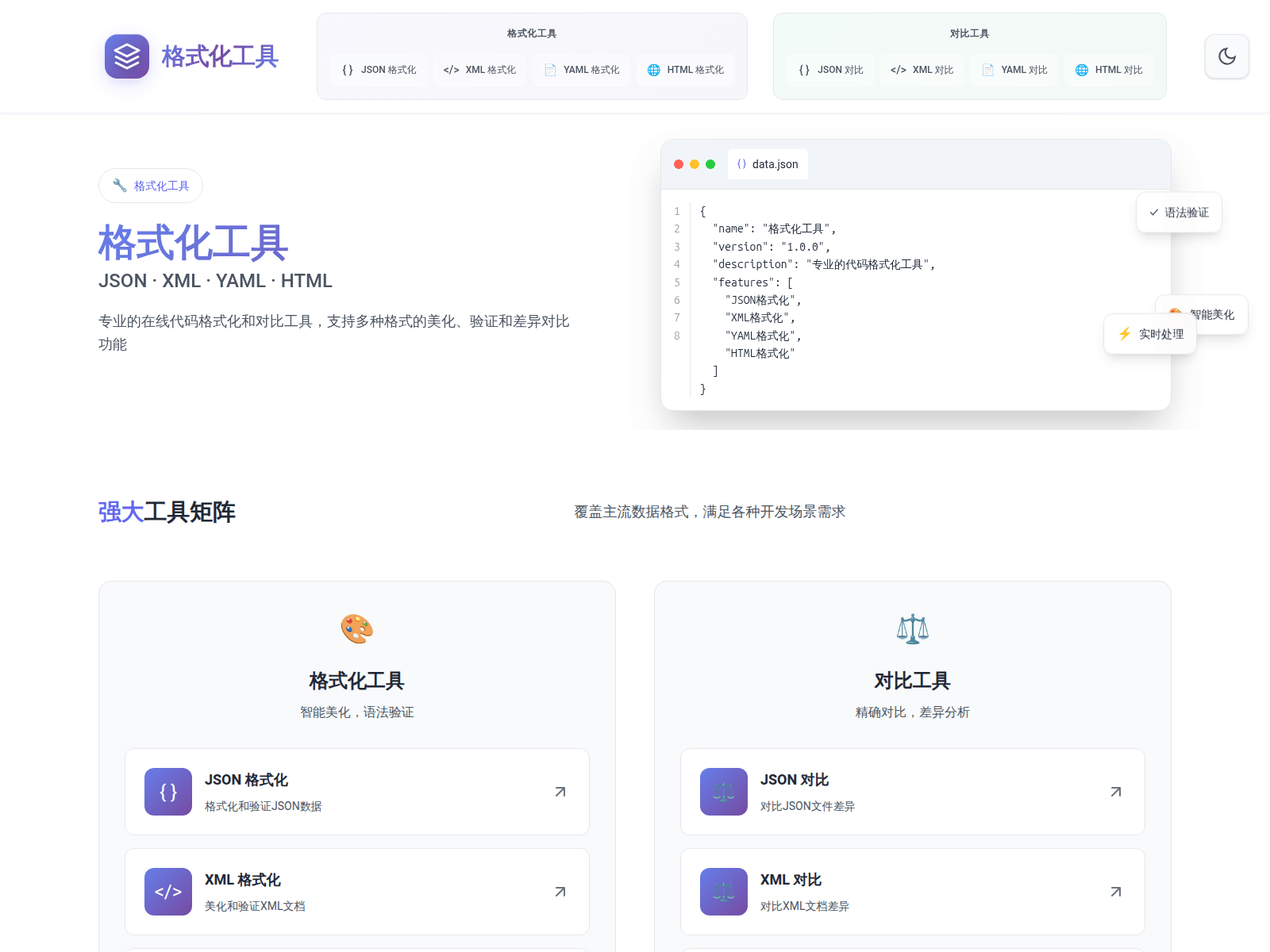 Screenshot of format-x.top
