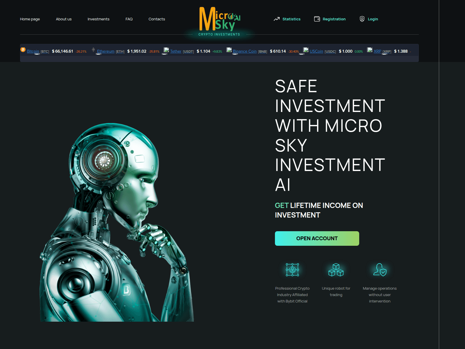 Screenshot of microskyinvestmentai.com