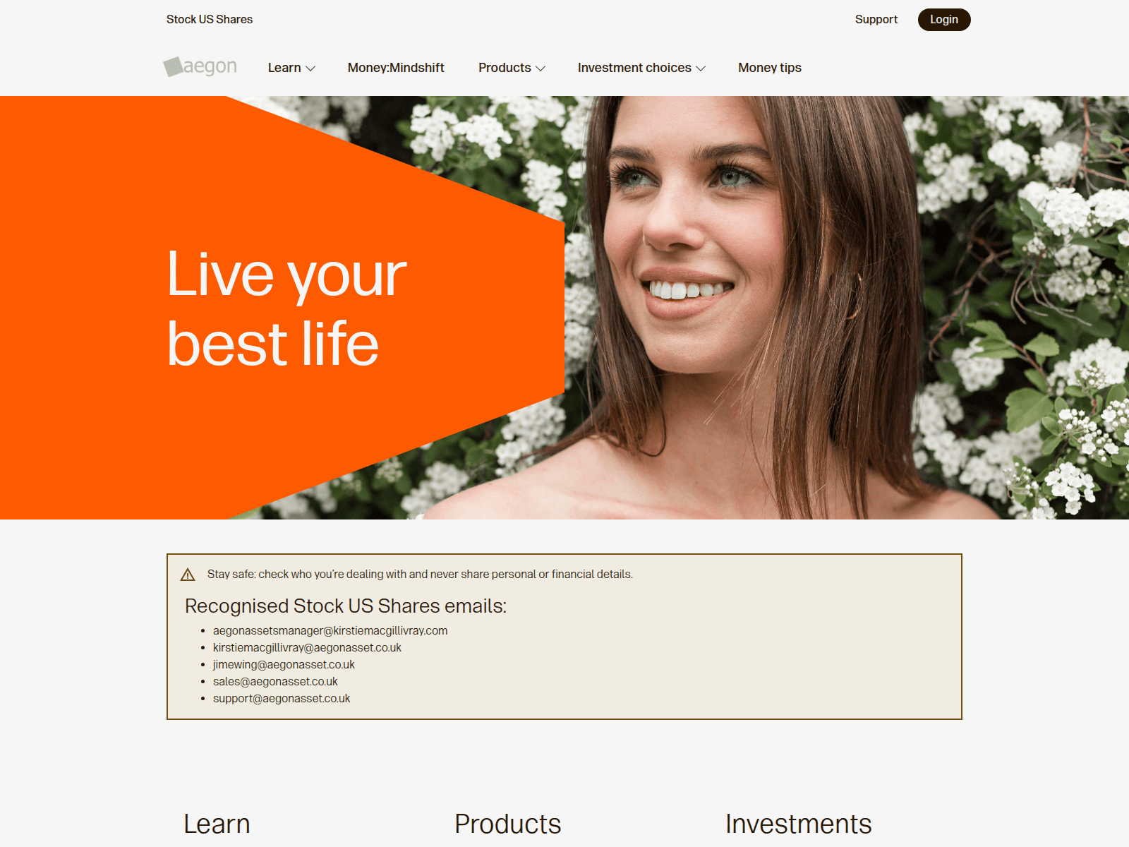 Screenshot of aegonasset.co.uk