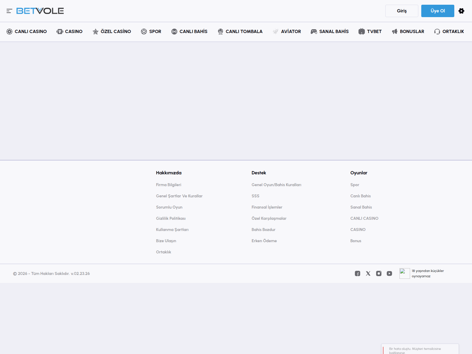 Screenshot of 944bettvole.com