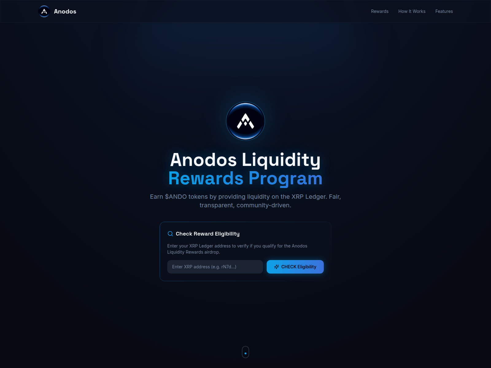 Screenshot of anodosreward.info