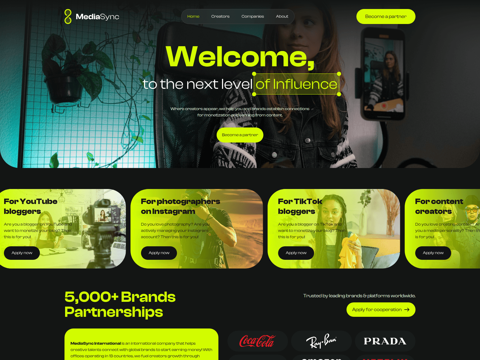 Screenshot of creatorcloud.social