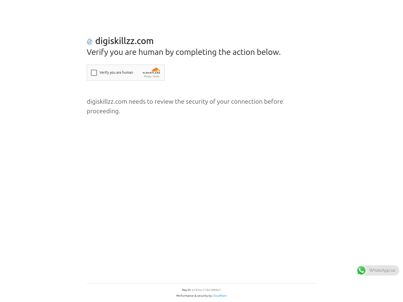 Screenshot of digiskillzz.com