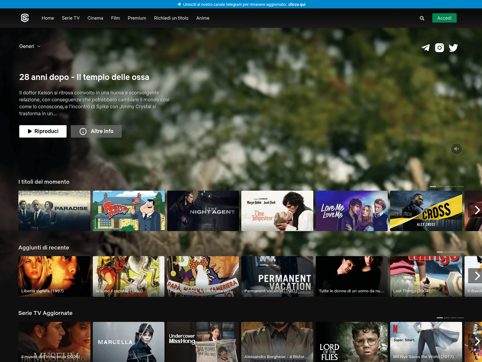 Screenshot of streamingcommunity.apartments