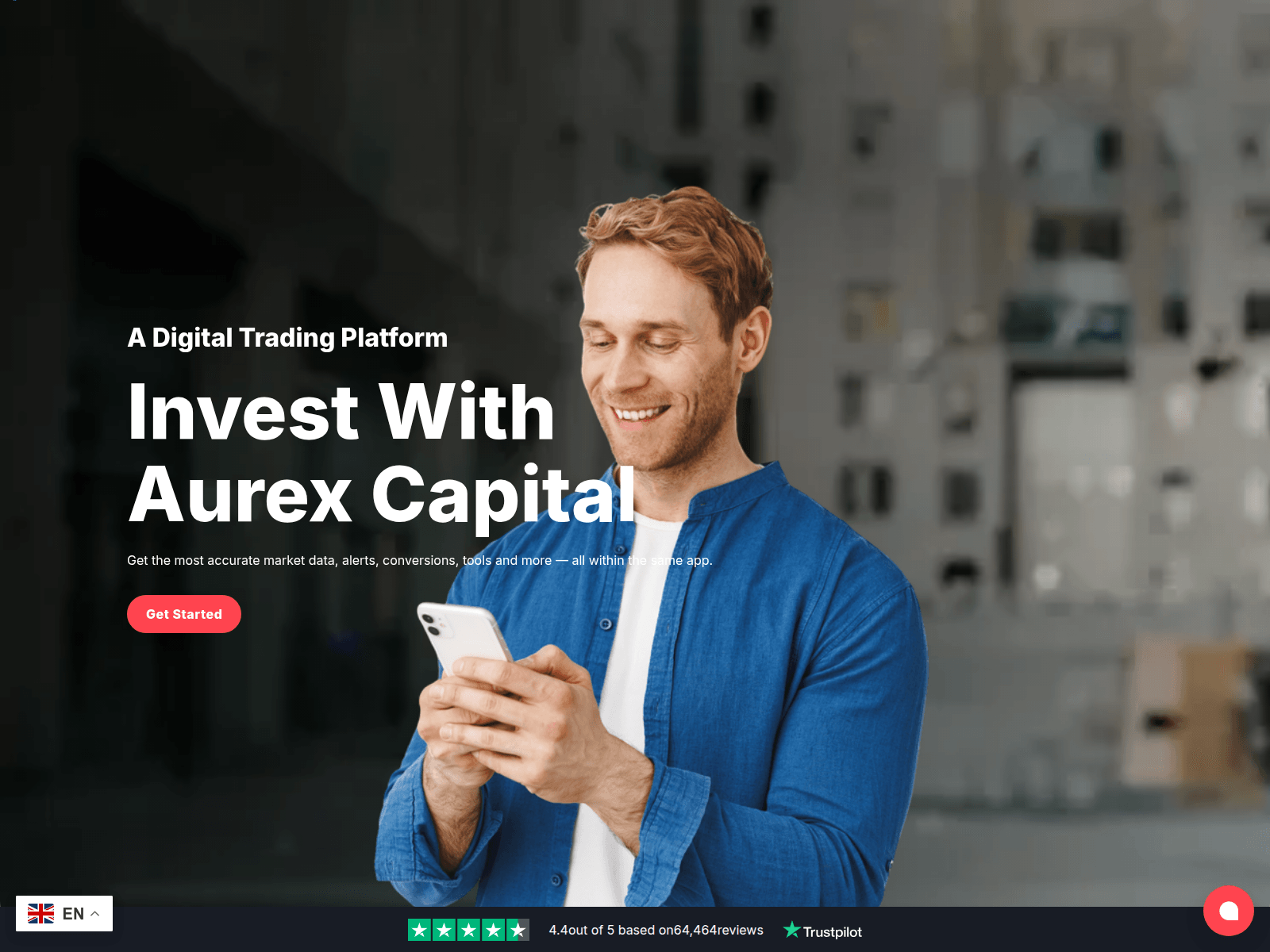 Screenshot of aurexcapital.uk