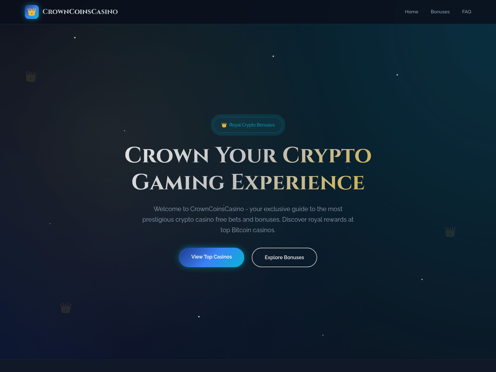 Screenshot of crowncoinscasino.app