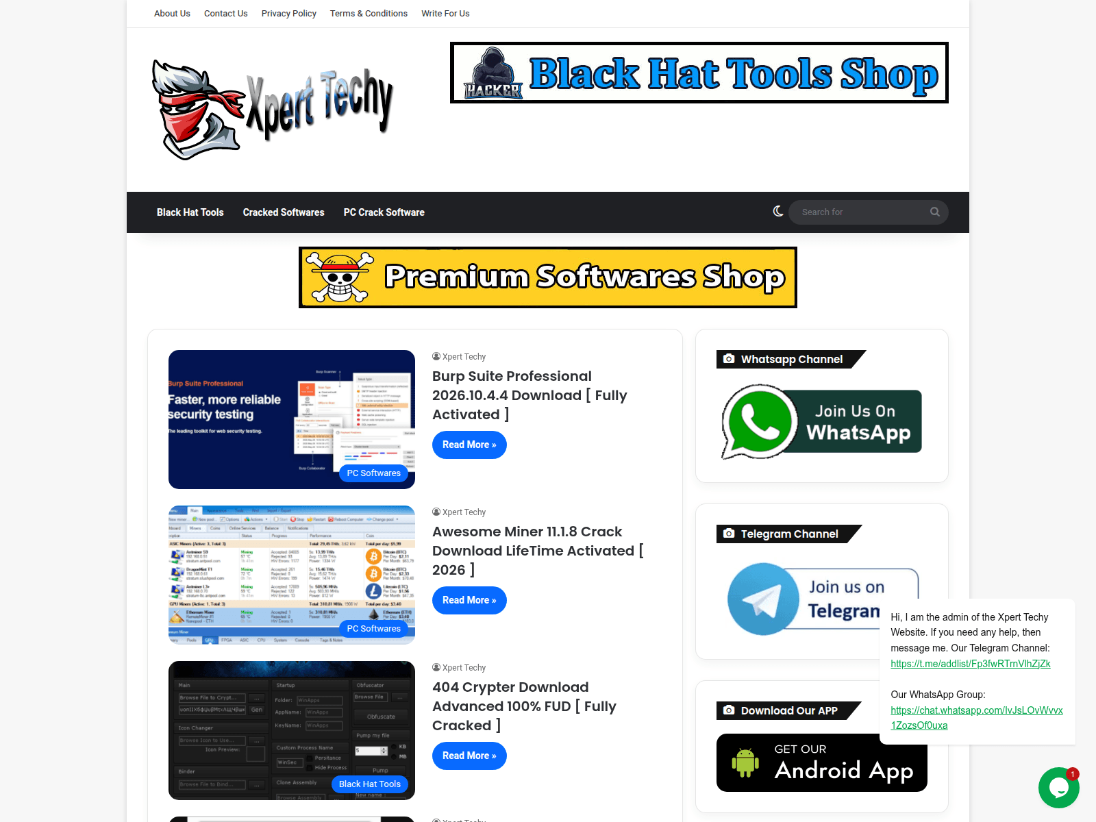 Screenshot of xperttechy.cc