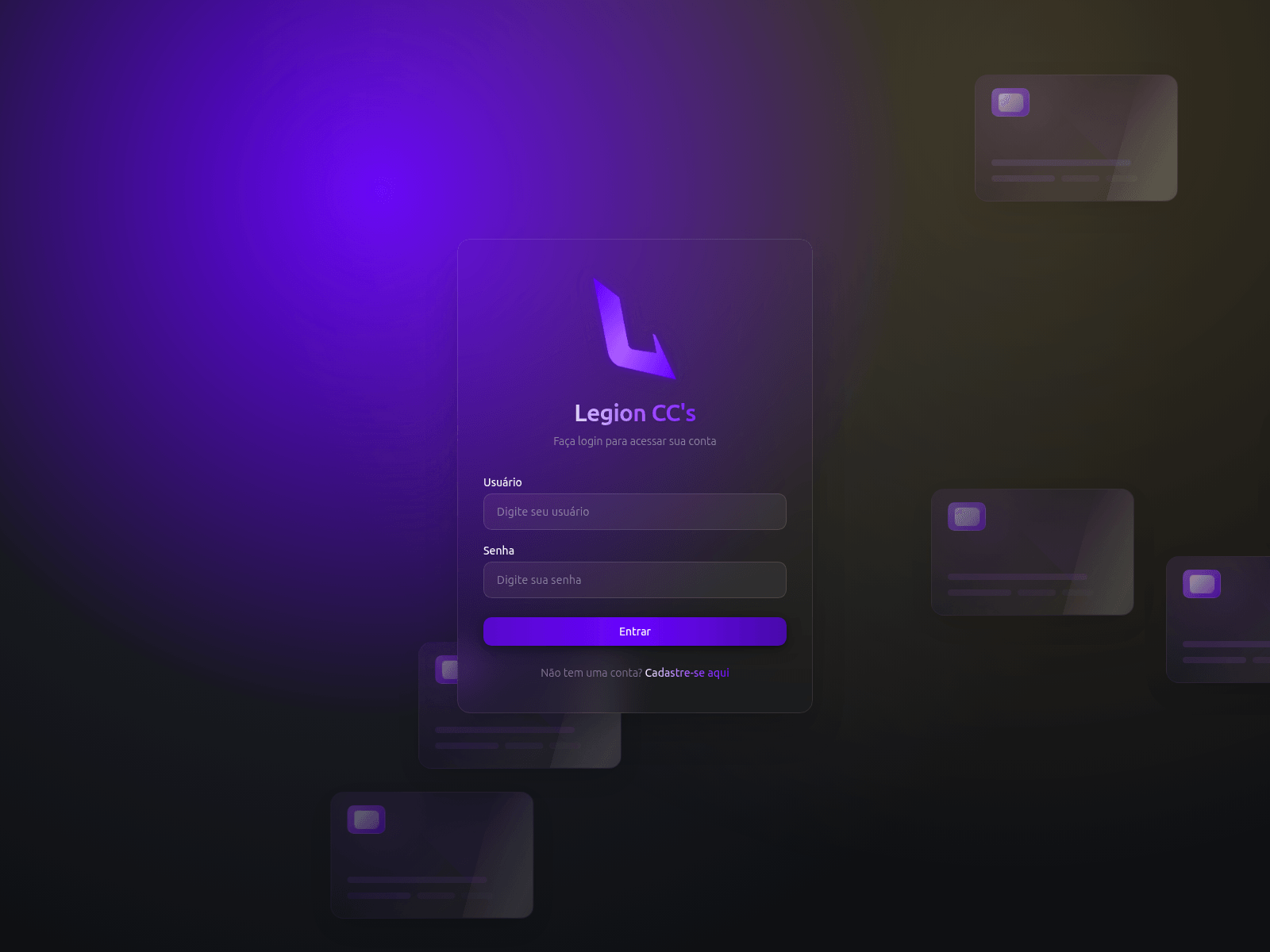 Screenshot of legionccs.com