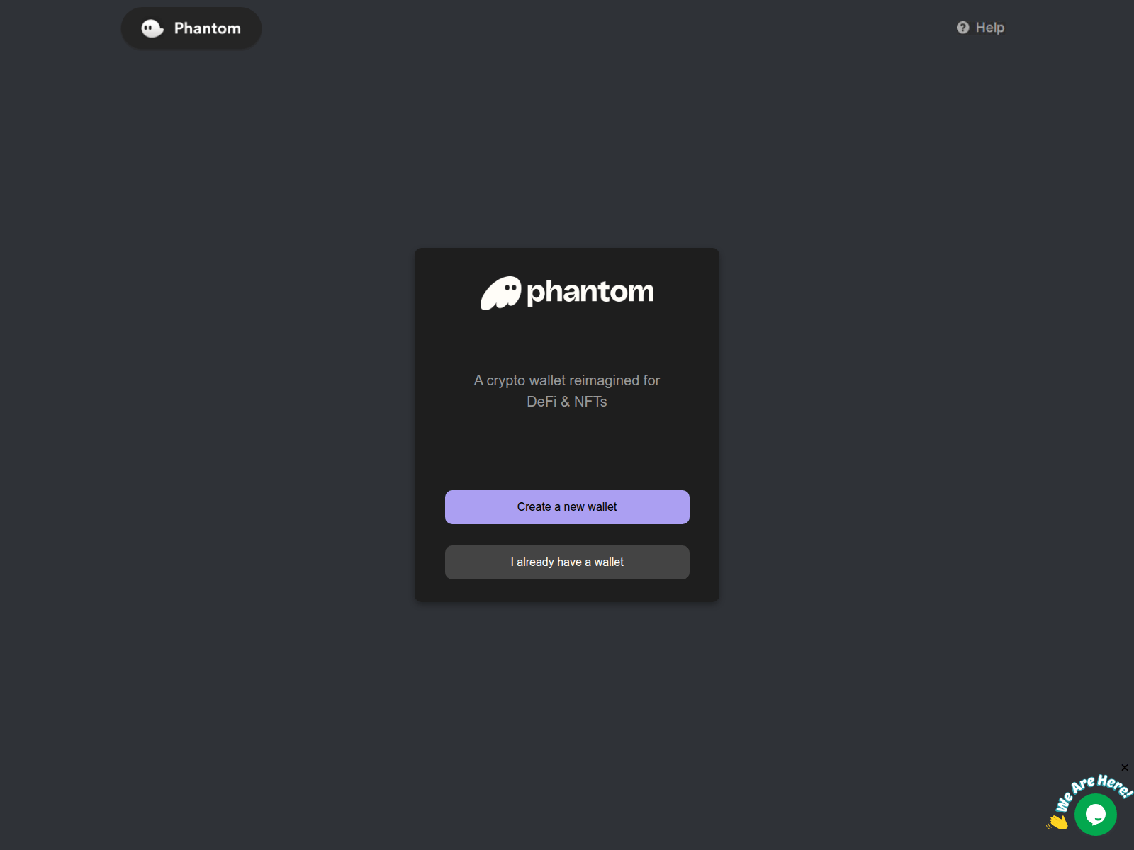 Screenshot of helpdesk-phantom-wallet-extension-c-zeta.vercel.app