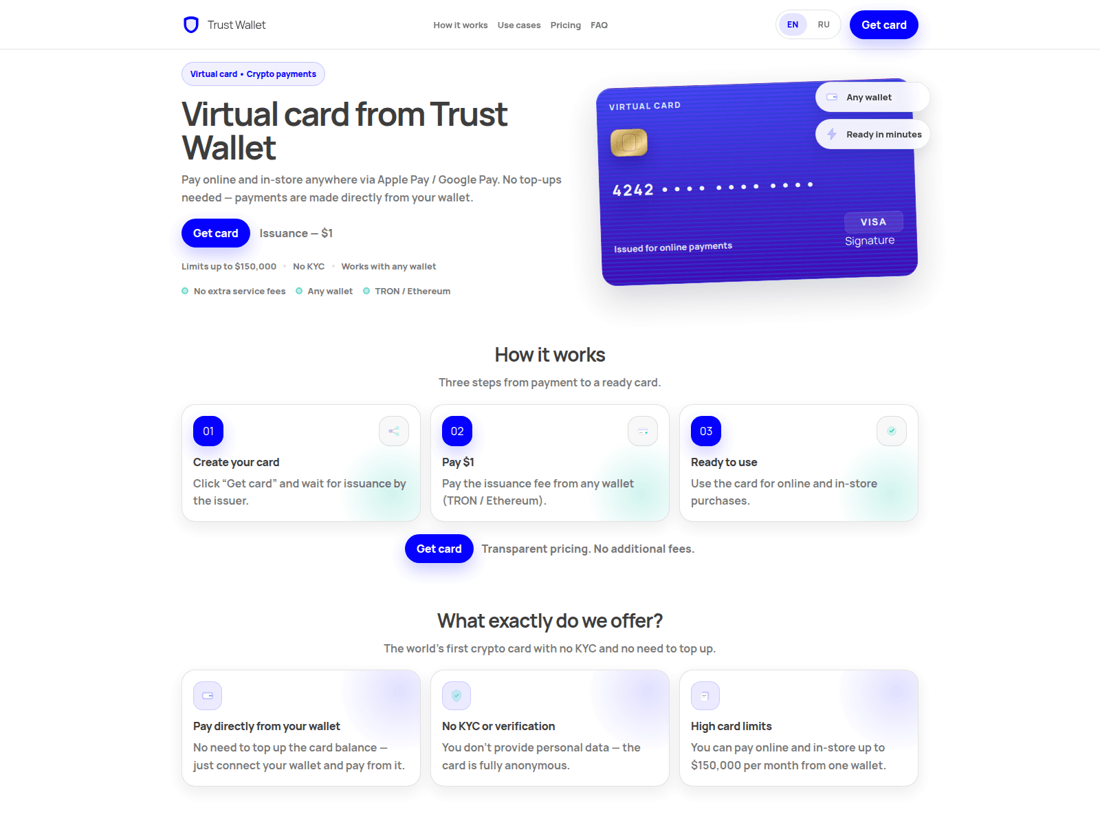 Screenshot of trust-card.vercel.app