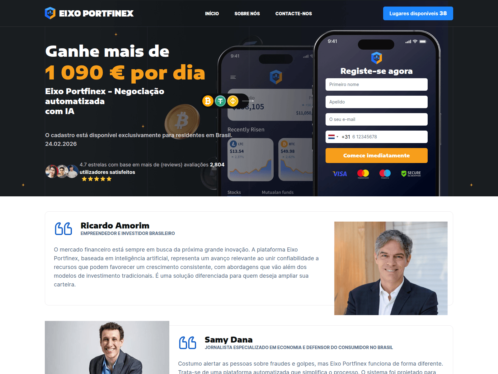 Screenshot of eixo-portfinex.com
