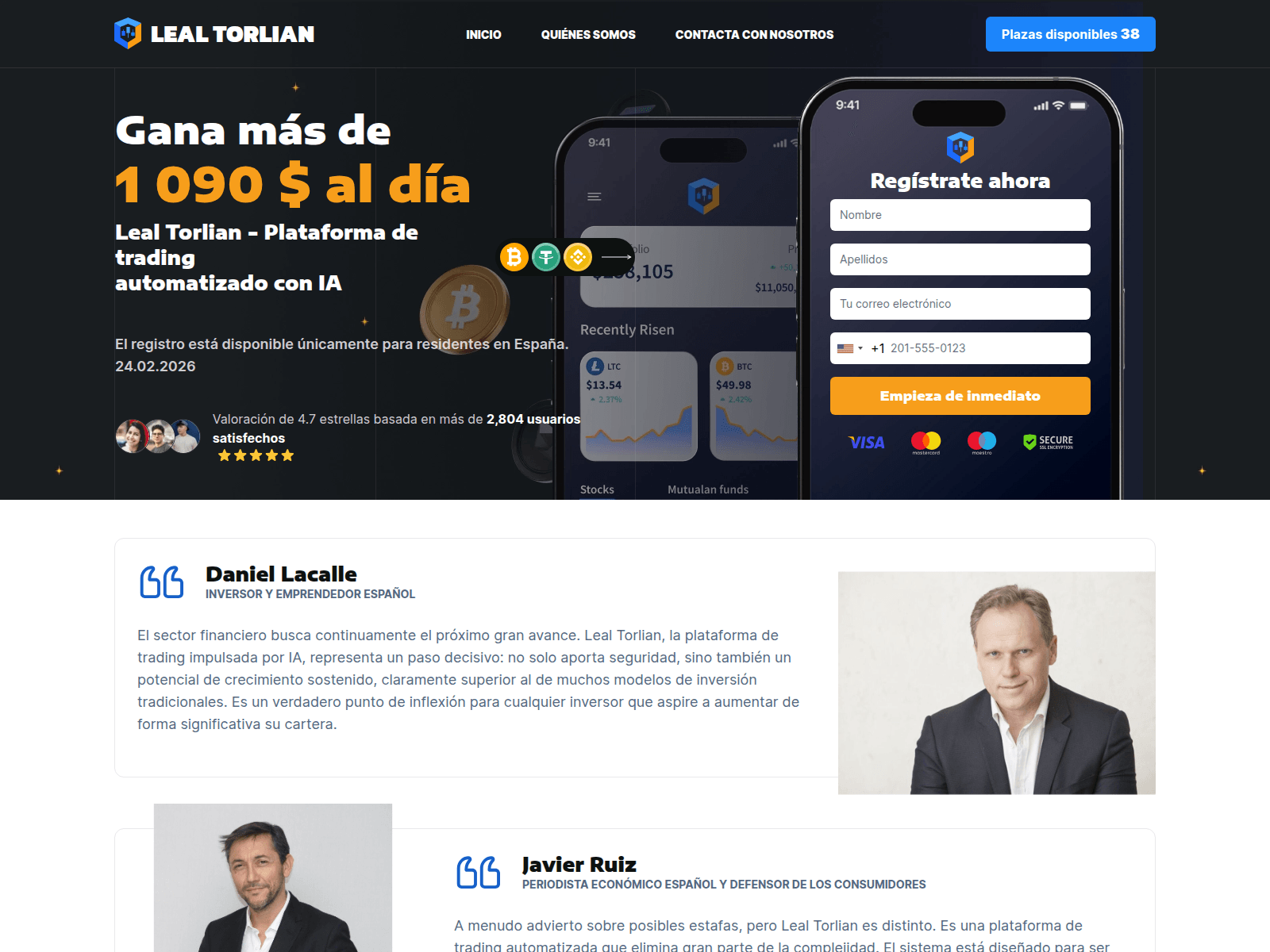 Screenshot of leal-torlian.com