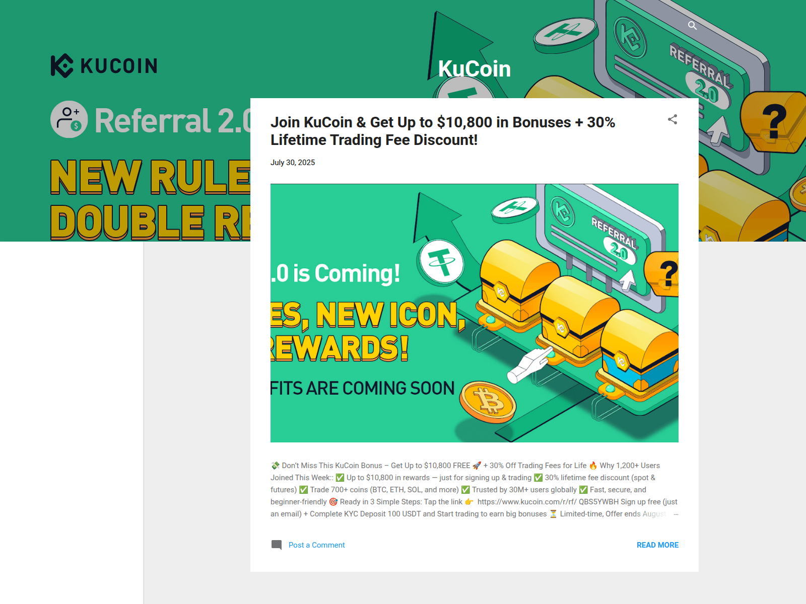 Screenshot of kucoinrewards.blogspot.com