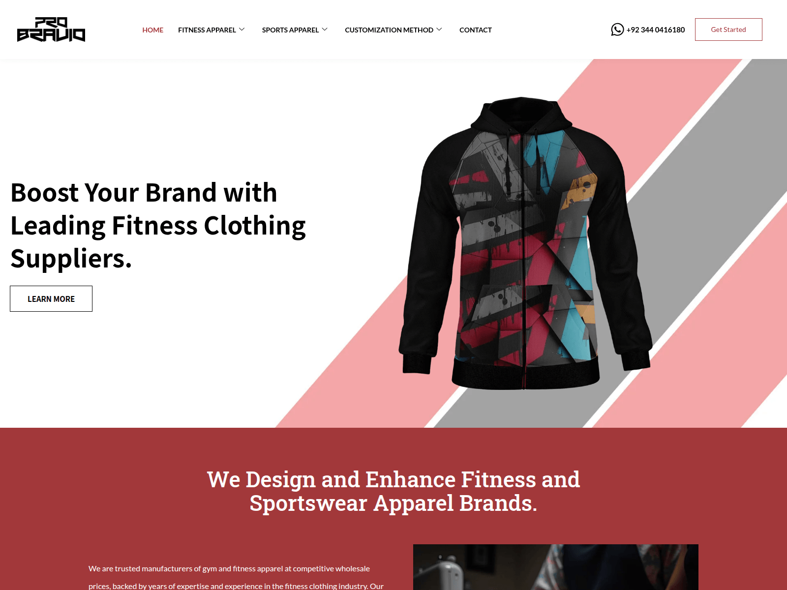 Screenshot of probravio.com