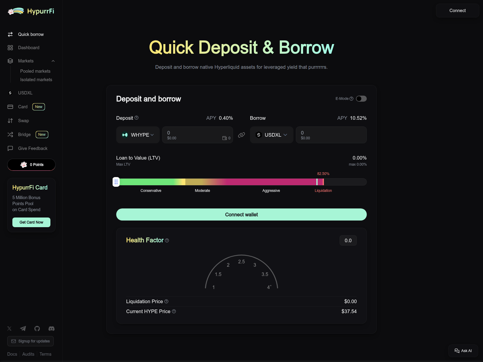 Screenshot of app-hypurrfi.com